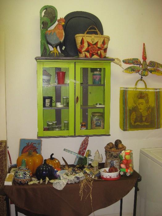 ( green cabinet not for sale)