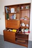 Solid Wood Desk/bookcase unit