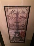       Framed art of Paris