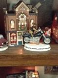 Several Department 56 snow village pieces and some are HARLEY originals. 