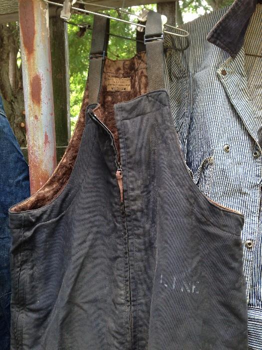 Antique Navy Artic Lined Overalls