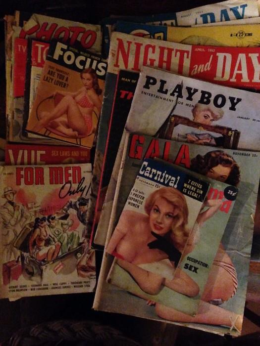 Vintage Girly Magazines 