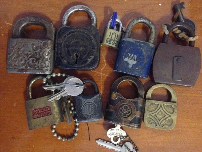 Vintage and antique locks