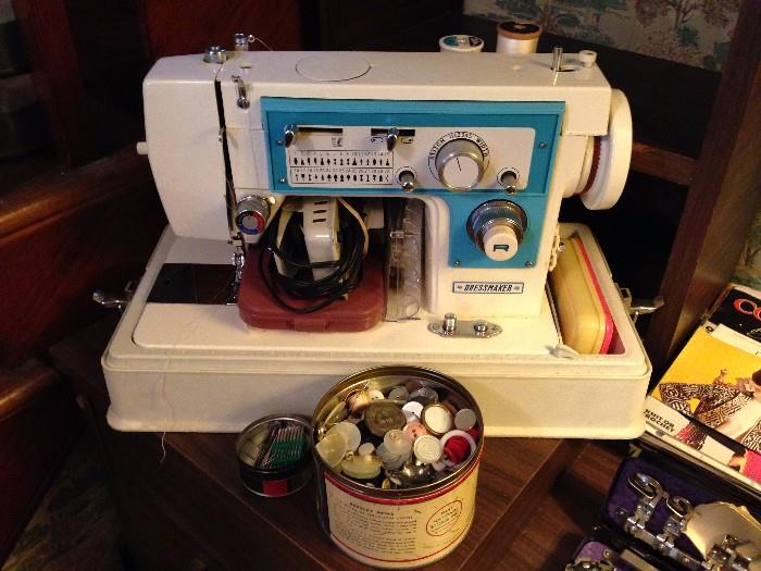 Sewing Machines, Buttons, Patterns and more