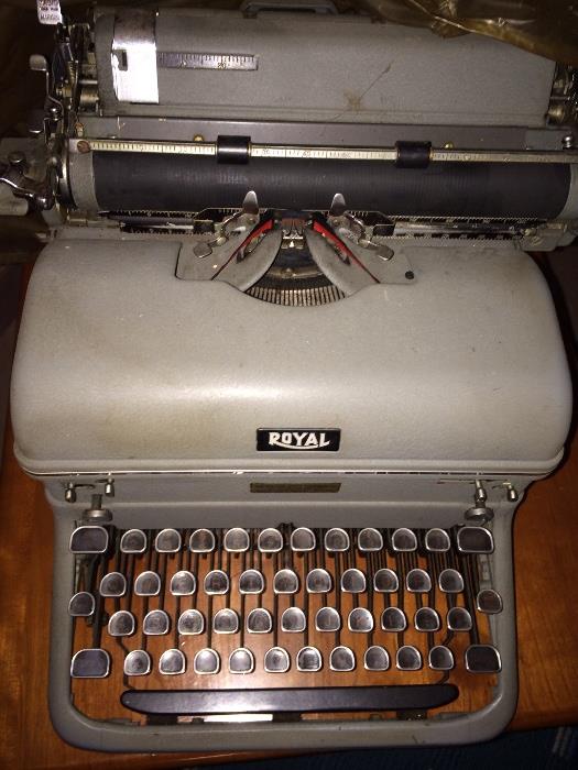 Vintage Royal typewriter.