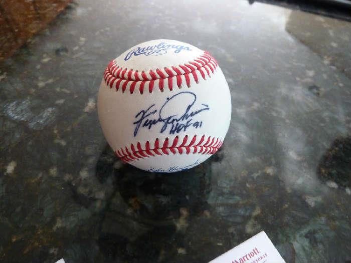 Fergie Jenkins autographed baseball