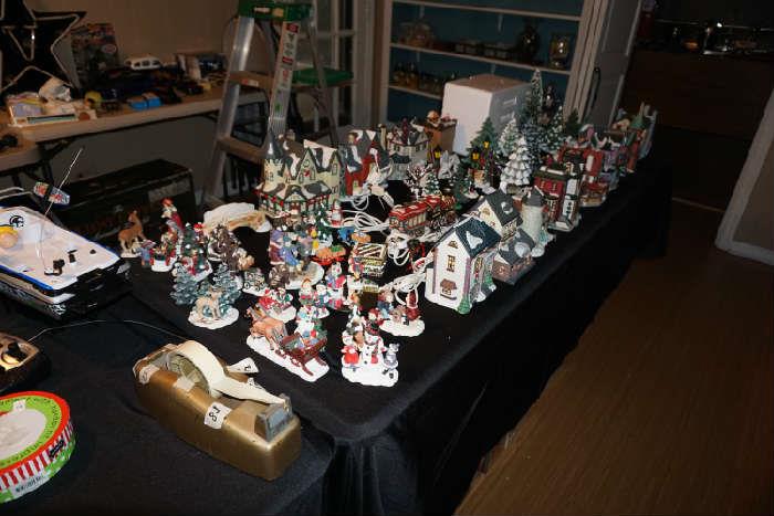 Christmas village and accessories