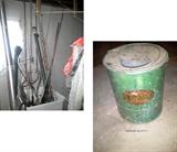 FISHING RODS AND MINNOW BUCKET