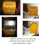 NORWINE COFFEE CO - ST LOUIS MO LARGE METAL BIN