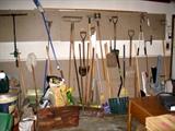 Many hand tools, etc.