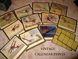 Vintage Calendar prints