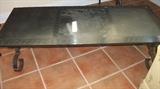 Slate top coffee table