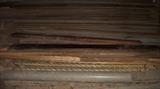 curtain rods, bed sides, trim and misc wood