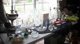 Paperweights, crystal vases, bowls, candlesticks, lamps and Crystal balls