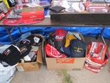 Mostly NASCAR hats, most are new