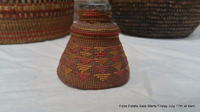 Tlingit Bottle Basket