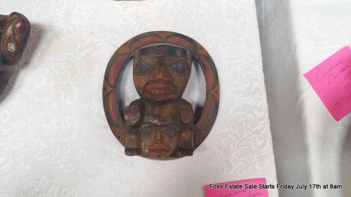 Tlingit Mask Front Piece