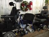 motorized wheelchairs - Quantum Q6 Edge and a Pronto M61; walker