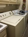 Whirlpool heavy duty super capacity washer and dryer