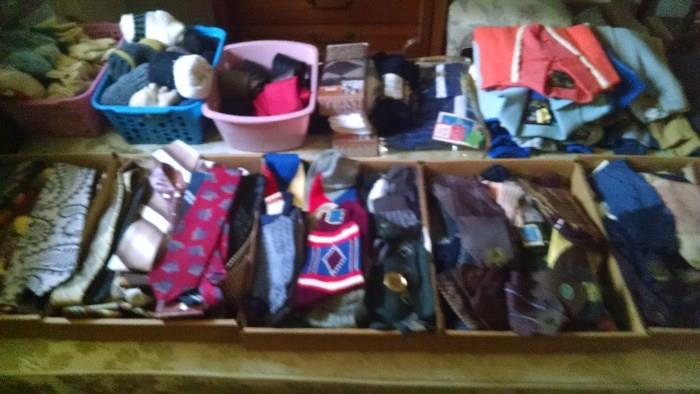 **NEW OLD STOCK*** VINTAGE MENS TIES, SOCKS, SHIRTS, ETC....SOME STILL HAVE TAGS..NEVER WORN!!!