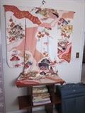 Furisode Kimono and Obi Belts (folded)