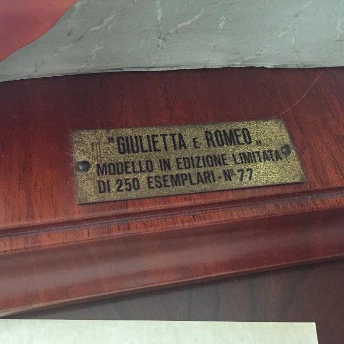 Giulietta Romeo stamp