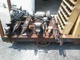 Anvils, Vices, Grinder, Bolt bin, Jack,