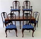 10 piece Chippendale style dining suite