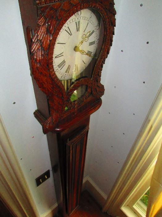 ANTIQUE FRENCH LONG CASE CLOCK