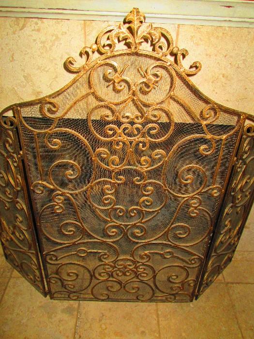 FRENCH INSPIRED FIREPLACE SCREEN