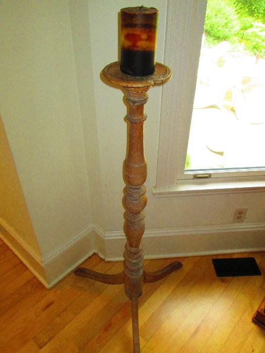 ANTIQUE CANDLE STAND