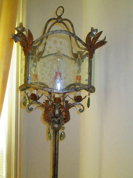 DETAIL OF FRENCH  FLOOR LAMP 