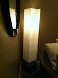 Large lamp..rice paper shade