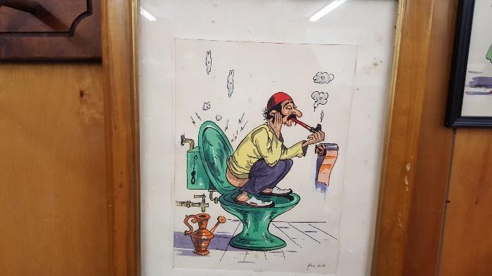Characature Art from Persia 1970's