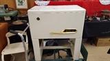 Vintage Ironrite Clothes Press Ironer & Vintage Ironrite Chair 