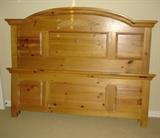 Broyhill pine headboard & footboard
