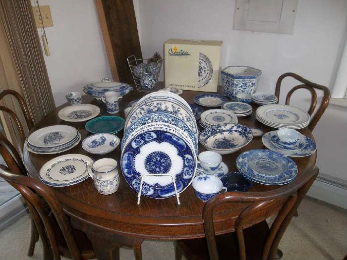 Flow blue, Blue onion and just lots of Blue China