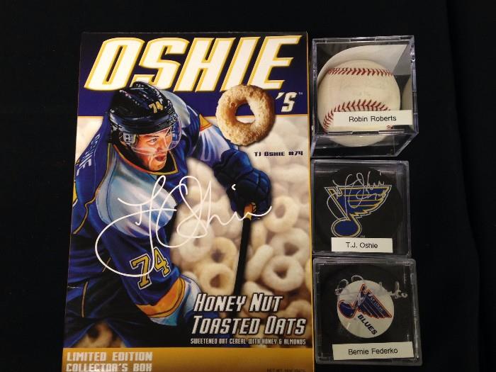Blues Collectibles and Autographs