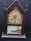 Vintage clock, made by Ansonia Clock Co, NY                    www.CTOnlineAuctions.com/SandhillsNC