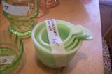 Jadite measuring cups