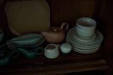 Russel Wright dinnerware pieces