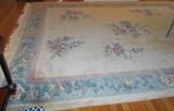 100% Wool carpet. 108" x 144". In excellent condition. Purchased from Mansours. One of several in home for sale.