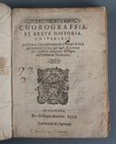 "Chorograffia, et Breve Historia Universale", 1572 Edition