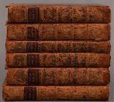 1707 Edition, "The History of the Rebellion and Civil Wars in England Begun in the Year 1641" by Edward Earl of Clarendon, six (6) Volumes
