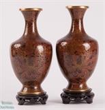 Pair of Cloissone Vases