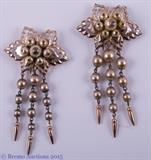 Vintage Vermeil Fur Clips