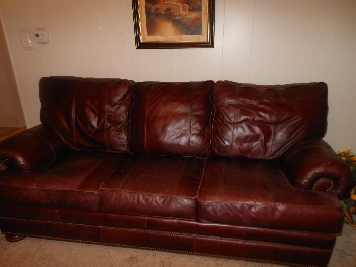 Nice leather sofa