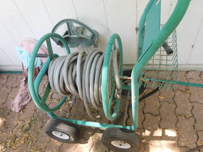 heavy duty hose reel cart