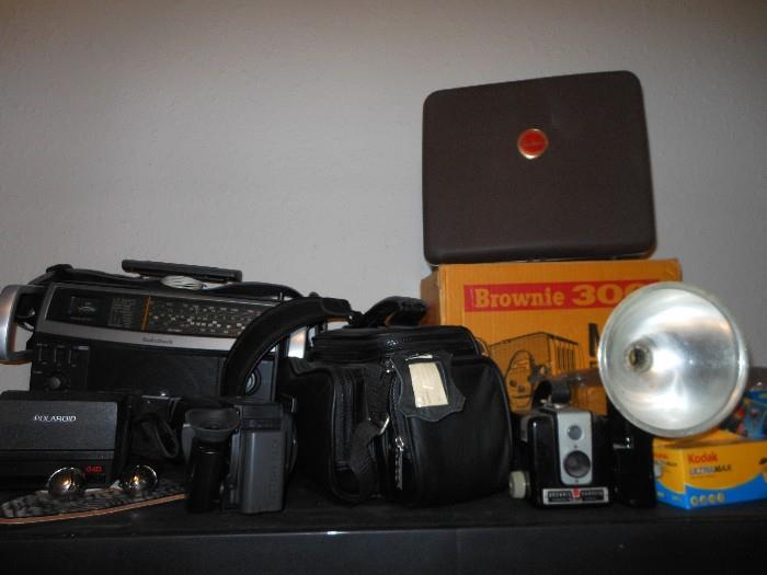 Vintage camera & movie equipment