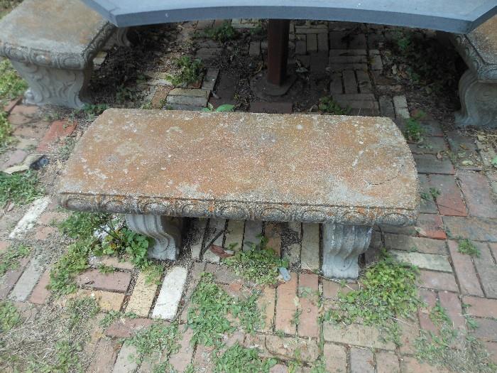 Concrete bench/ 1 of 4